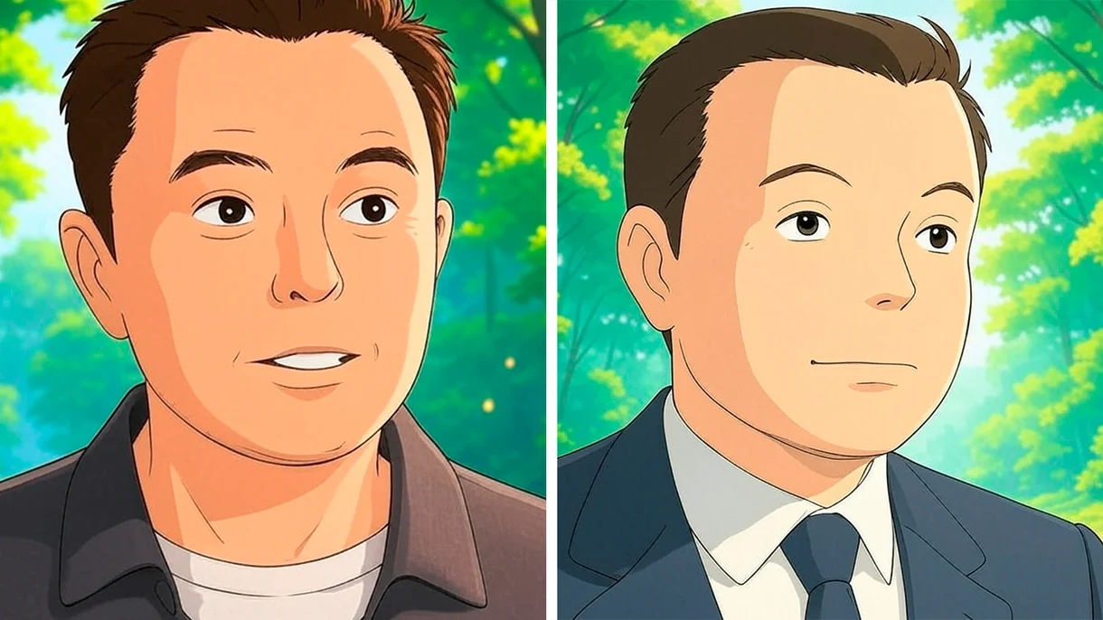 Elon Musk estilo Ghibli