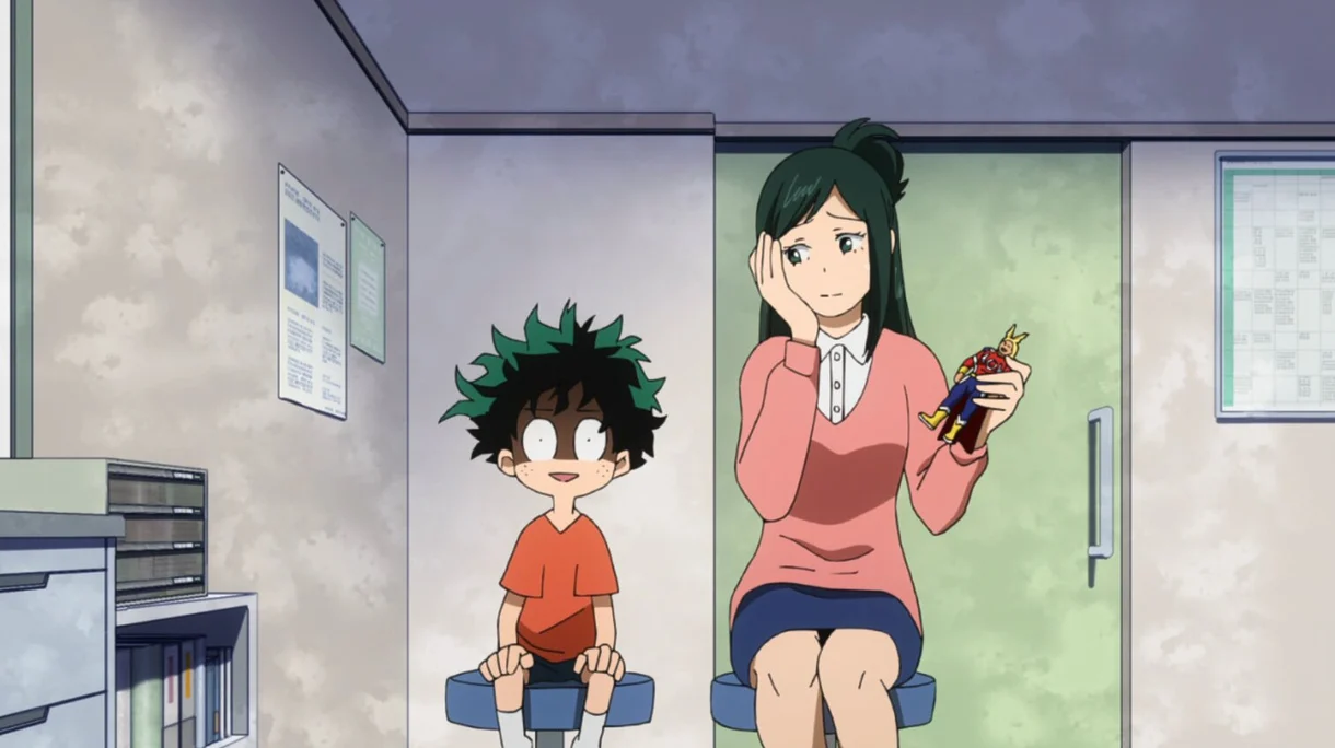 My Hero Academia Izuku 4 años Inko Midoriya