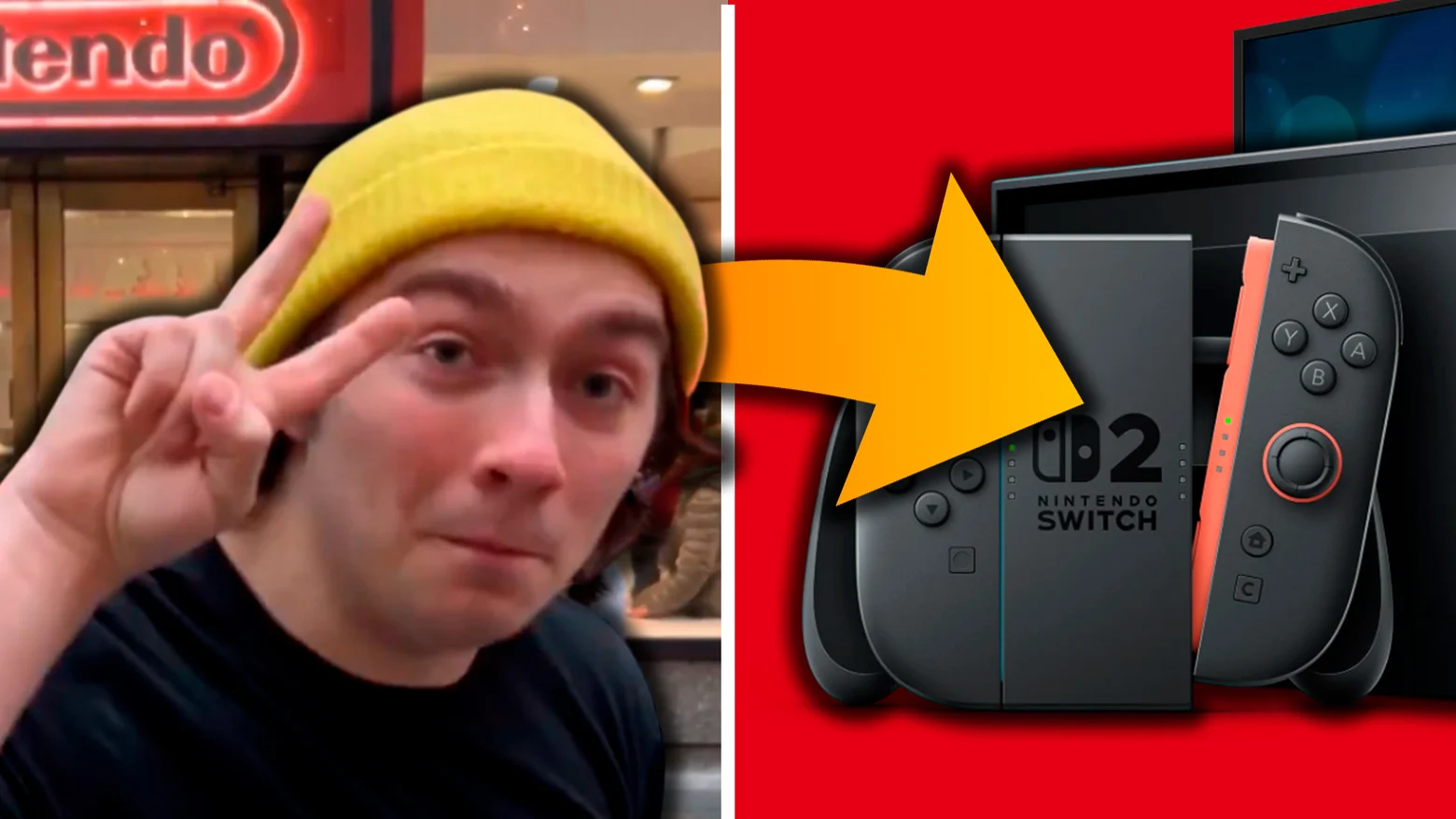Acampada para comprar Nintendo Switch