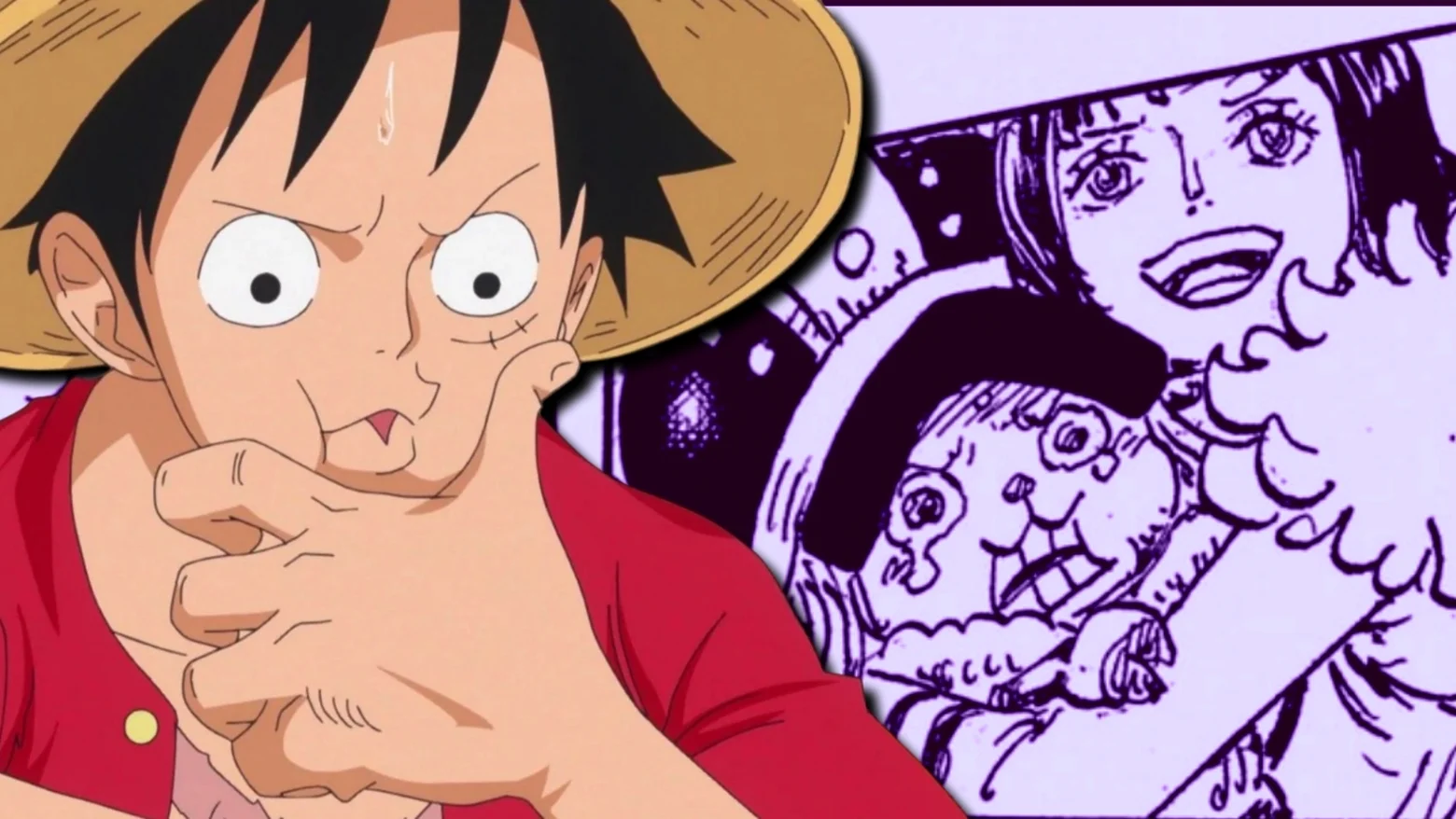 Luffy, Robin y Chopper