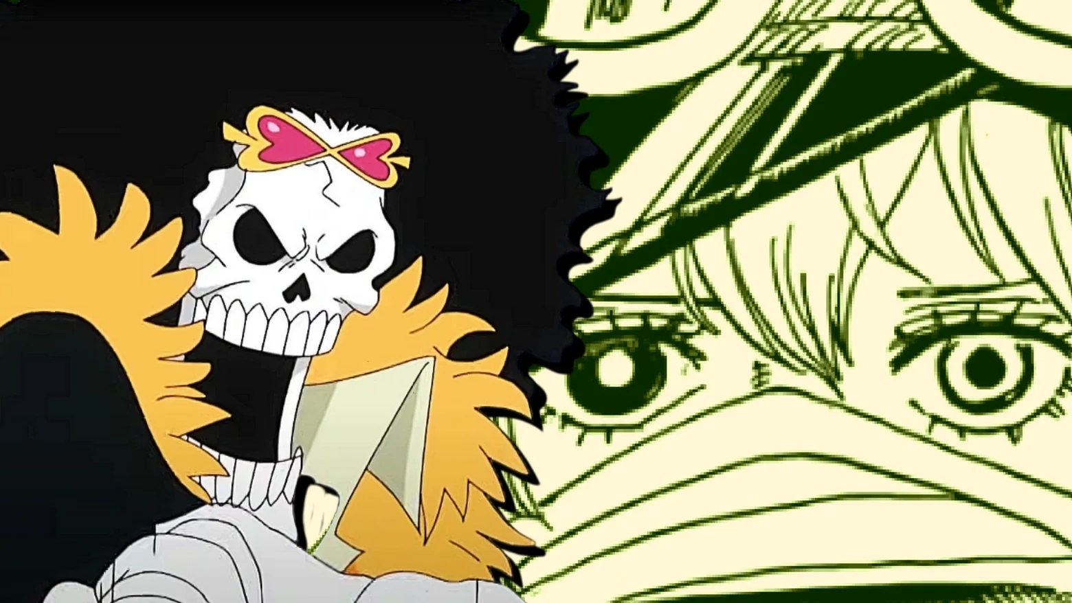 Brook y Gunko en one piece