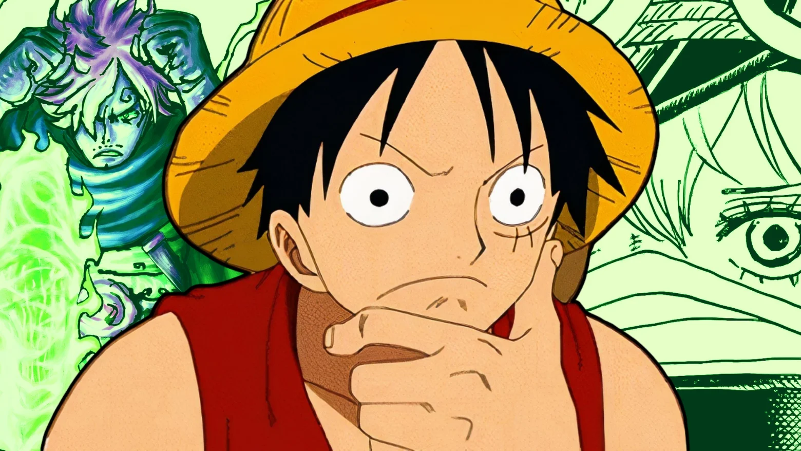 Luffy, sanji y gunko en one piece