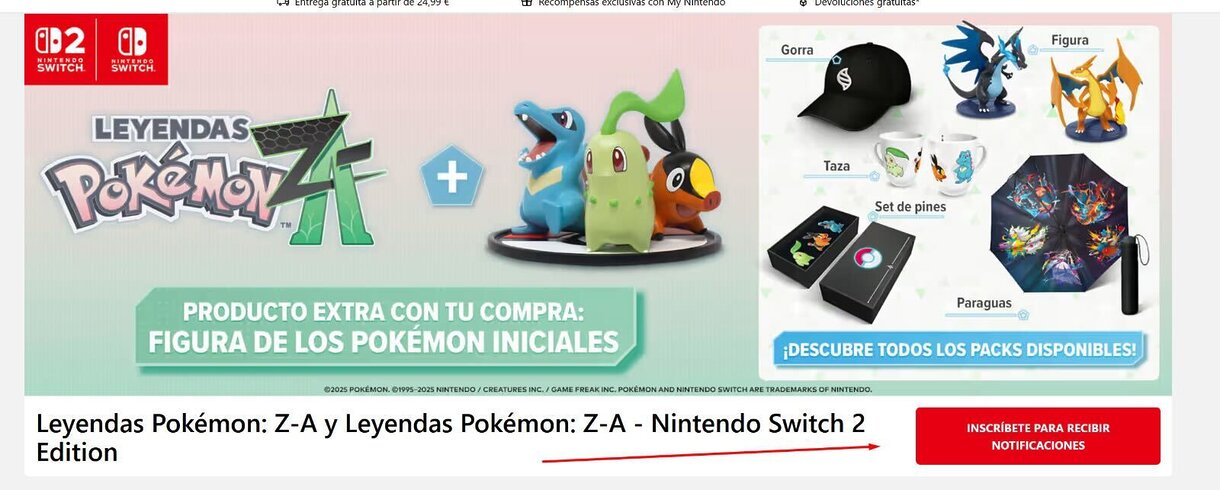 Leyendas Pokémon Z-A reservas 