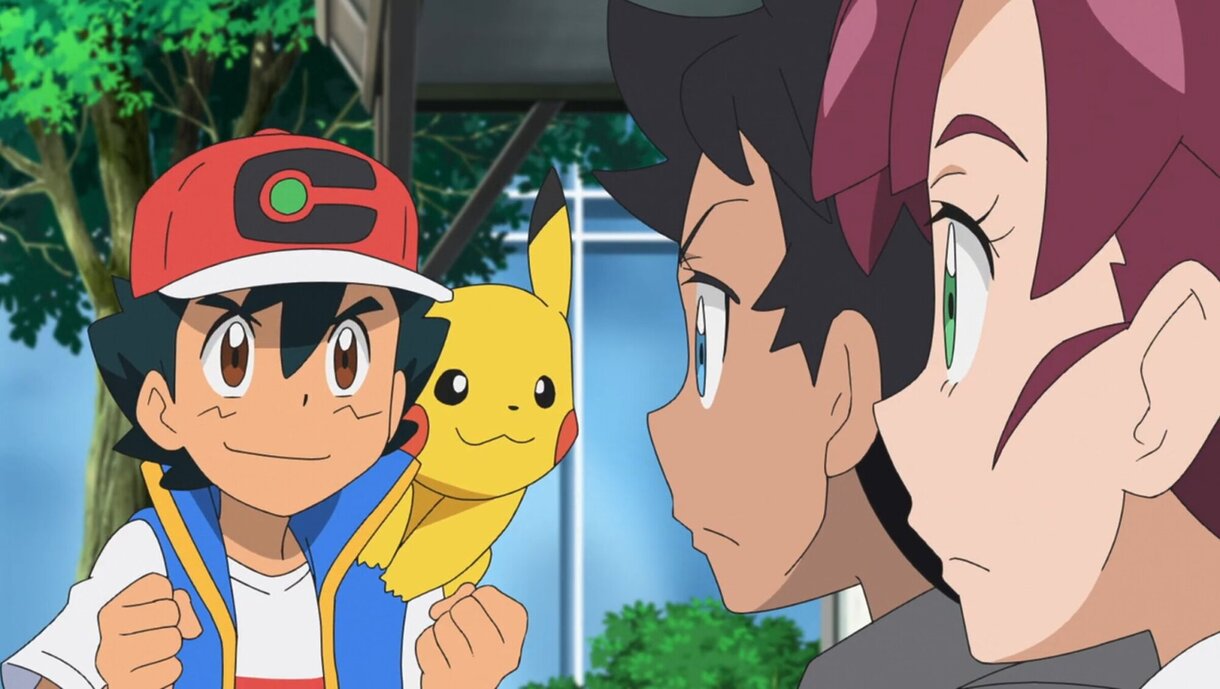 Anime Pokemon Ash Goh Chloe