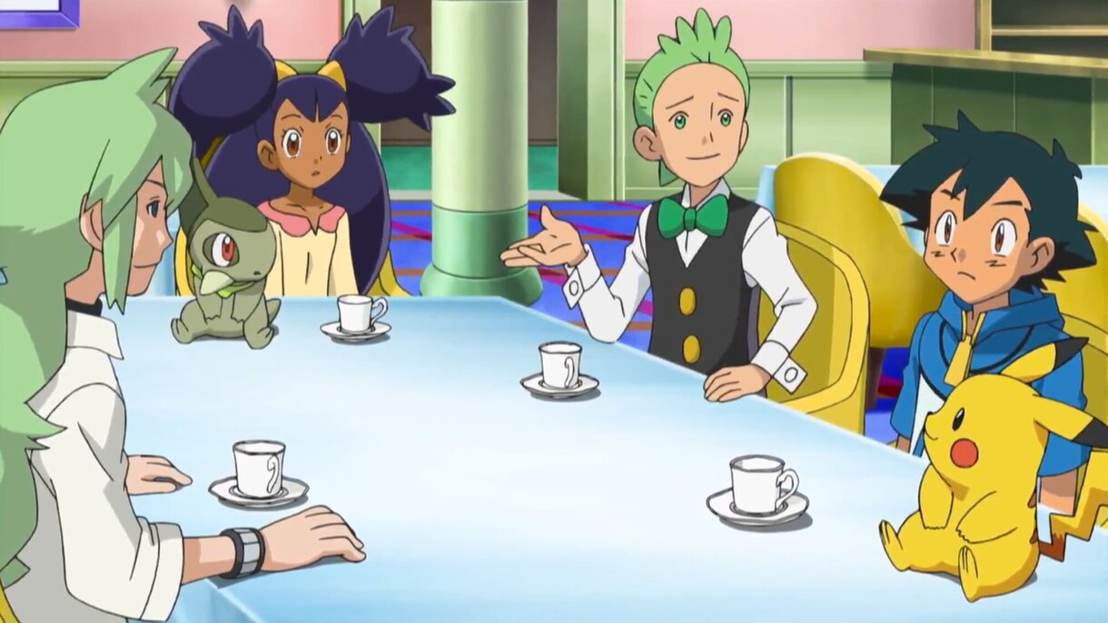 Anime Pokemon Ash N Iris Millo