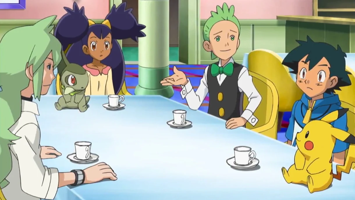 Anime Pokemon Ash N Iris Millo