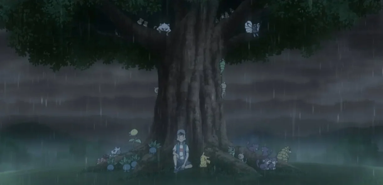 Anime Pokemon Ash y Pikachu