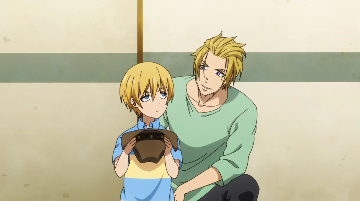 Fire Force Arthur Boye y su padre