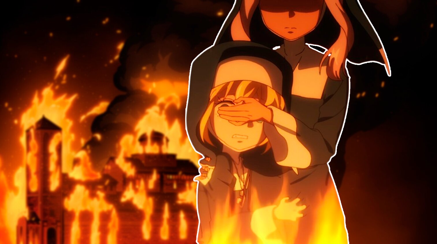 Fire Force que paso en el convento de Iris y Hibana