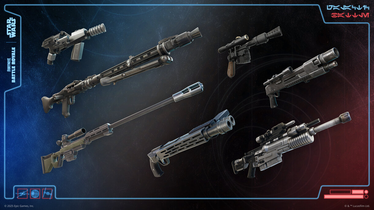 Fortnite y las nuevas armas de Star Wars