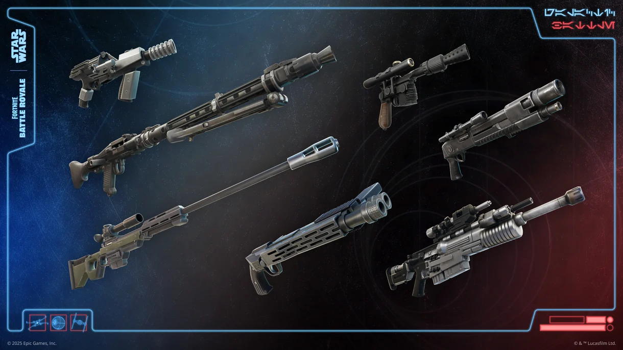 Fortnite y las nuevas armas de Star Wars