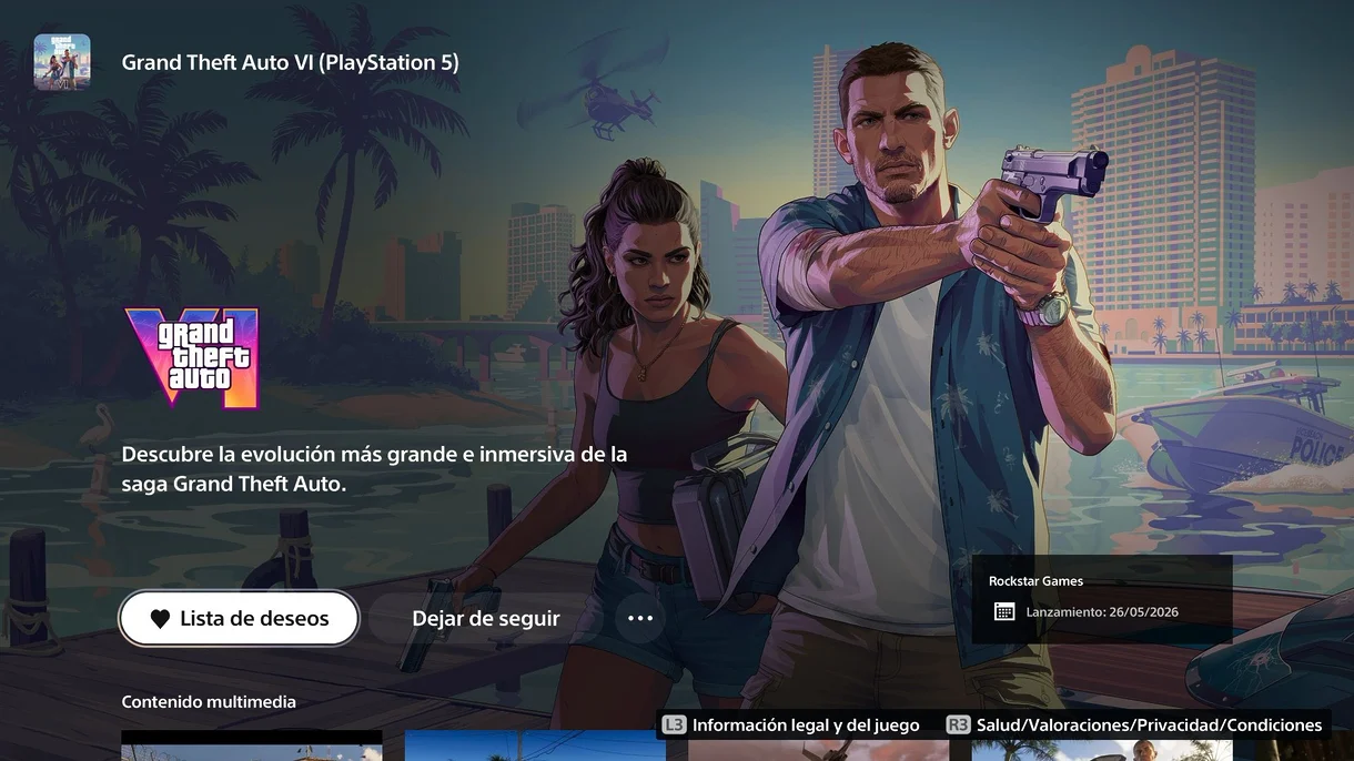 La comunidad de GTA VI coincide: el juego habría confirmado su salida en PS6 gracias a esta pista