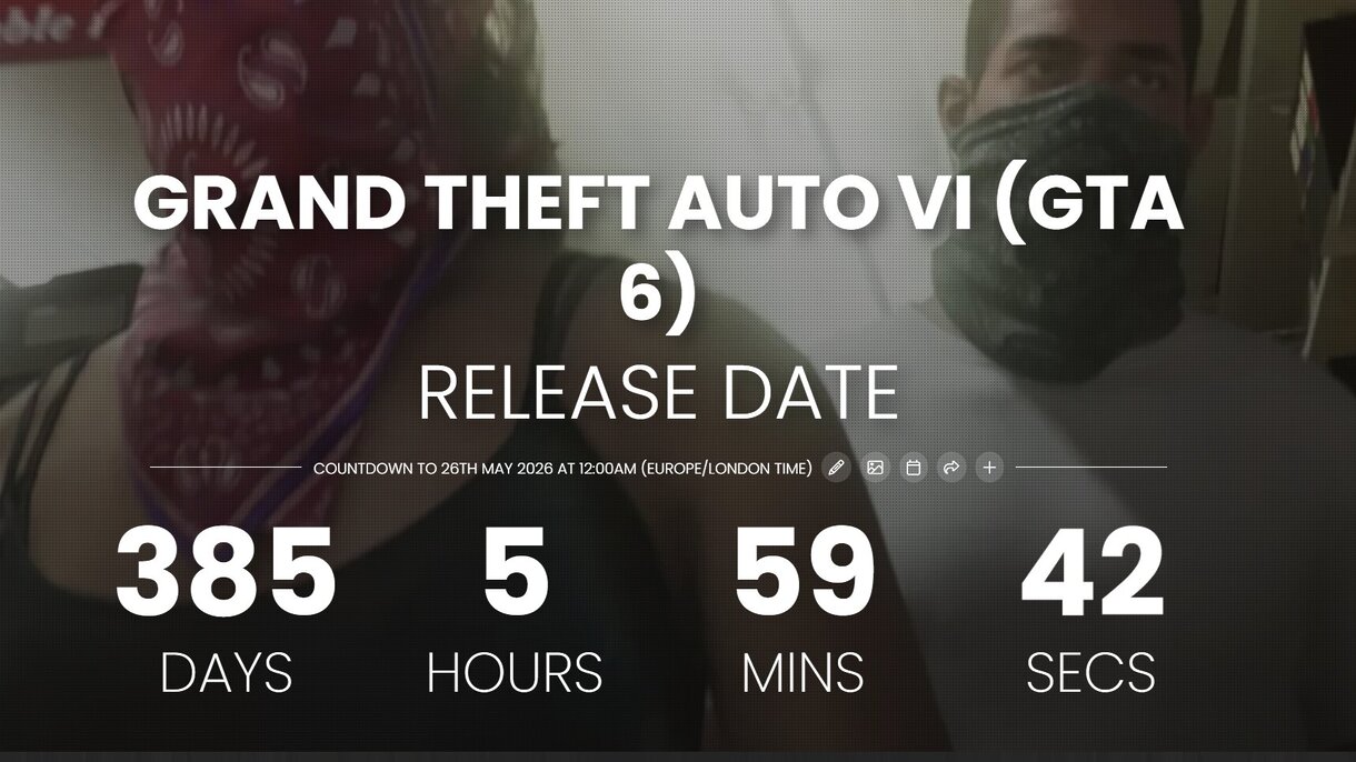 Sigue en tiempo real lo que queda hasta GTA VI: gracias a esta página podrás saberlo