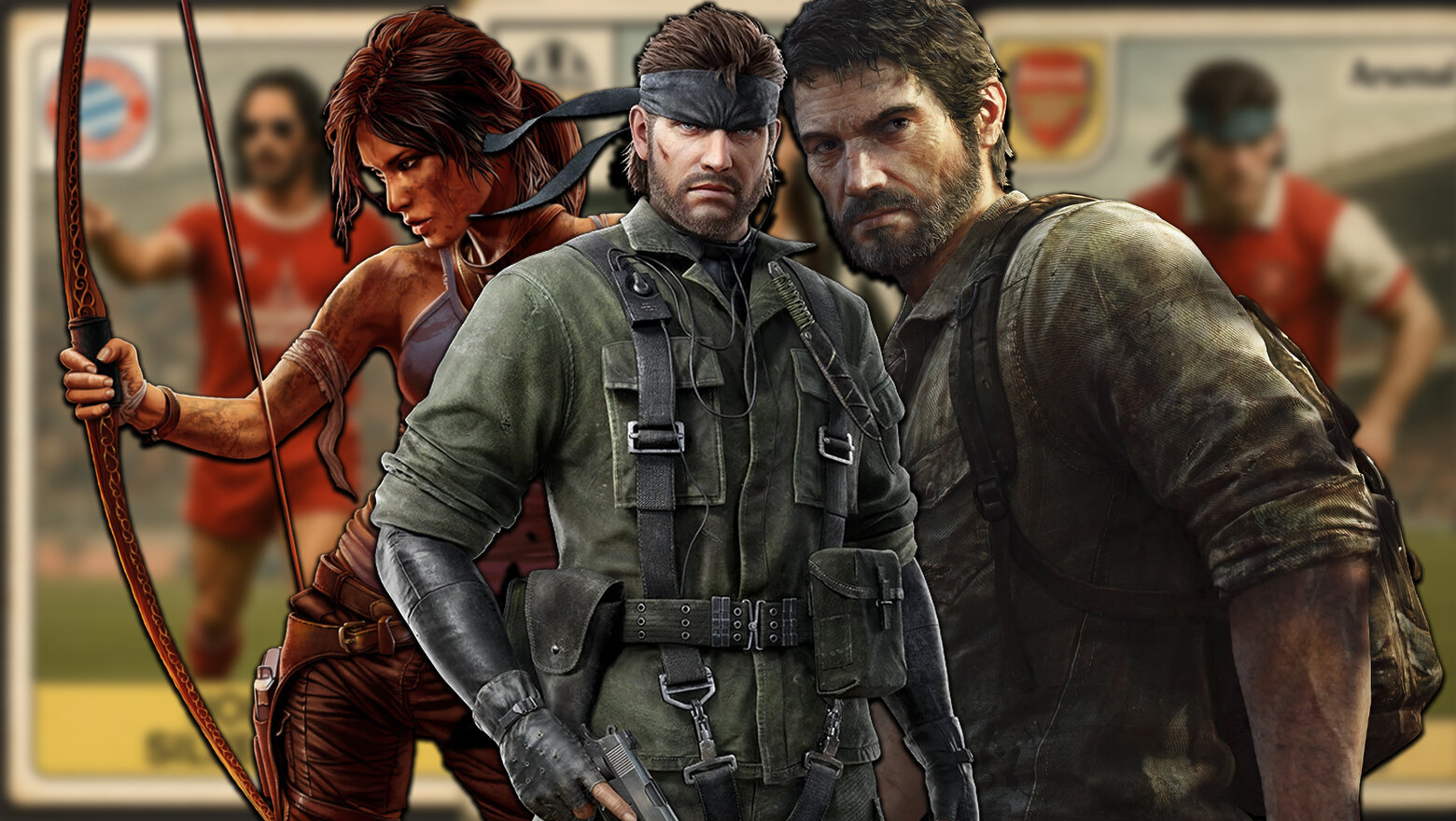 Una IA transforma a Joel, Solid Snake, Lara Croft y más en futbolistas profesionales, y el resultado es increíble