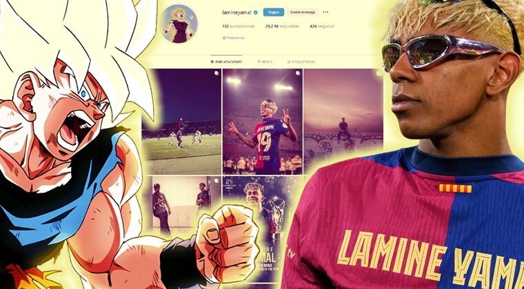 Imagen de Lamine Yamal cambia su foto de perfil por Goku y se declara fan de Dragon Ball