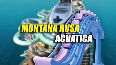 Imagen de Espectacular: la primera montaña rusa acuática del mundo está en un crucero de lujo, aunque tiene un precio muy asequible