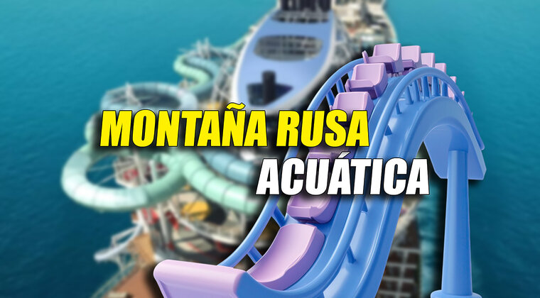 Imagen de Espectacular: la primera montaña rusa acuática del mundo está en un crucero de lujo, aunque tiene un precio muy asequible