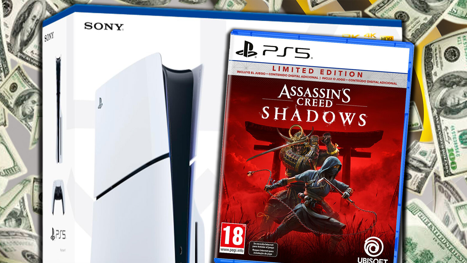 Pack rebajado de PS5 y Assassin's Creed Shadows