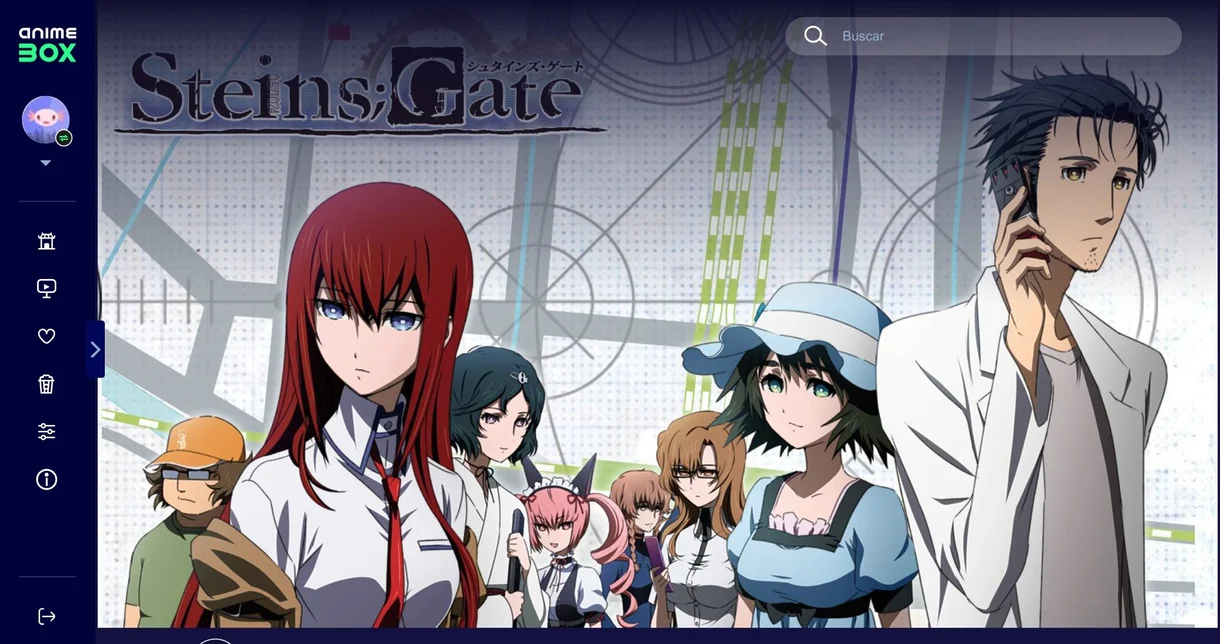 SteinsGate en AnimeBox