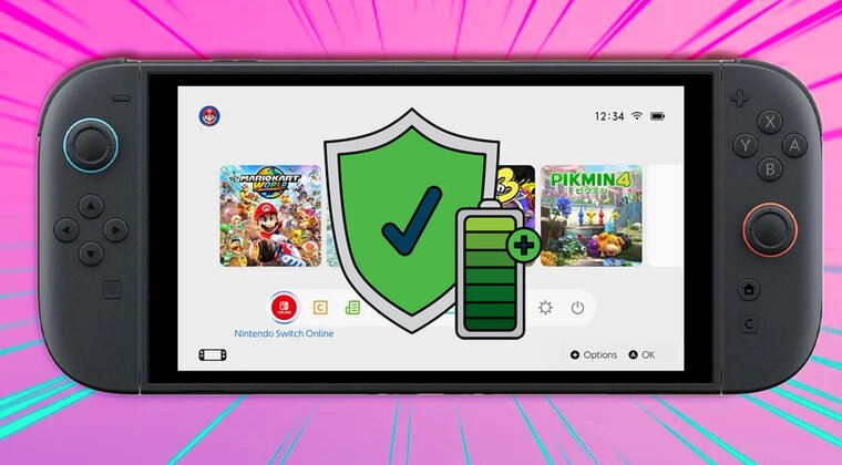 Imagen de Nintendo Switch 2 incluirá un modo de preservación de batería muy útil