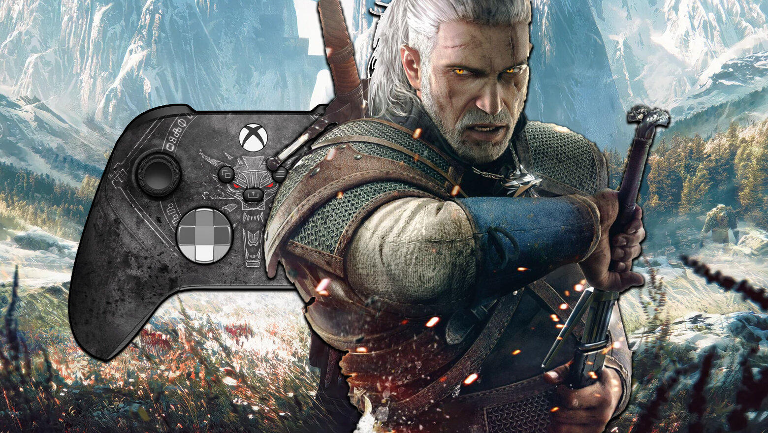 Celebra el 10º aniversario de The Witcher 3 con este espectacular mando de Xbox Series X/S