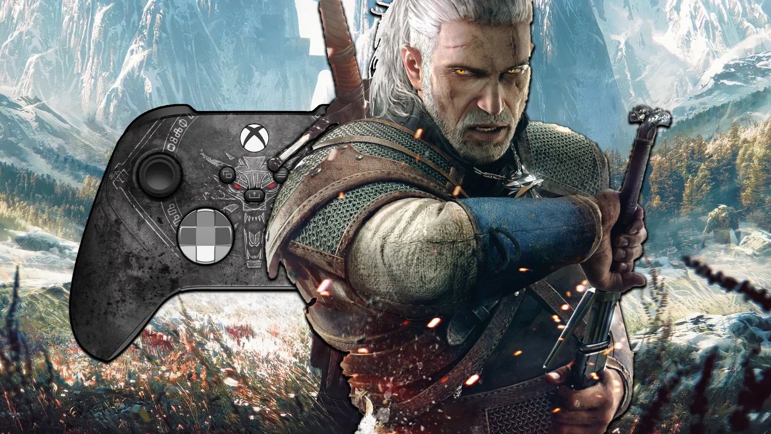 Celebra el 10º aniversario de The Witcher 3 con este espectacular mando de Xbox Series X/S