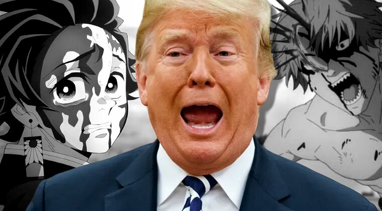 Imagen de El anime en peligro: Donald Trump anuncia un arancel que afectaría a Kimetsu no Yaiba y más
