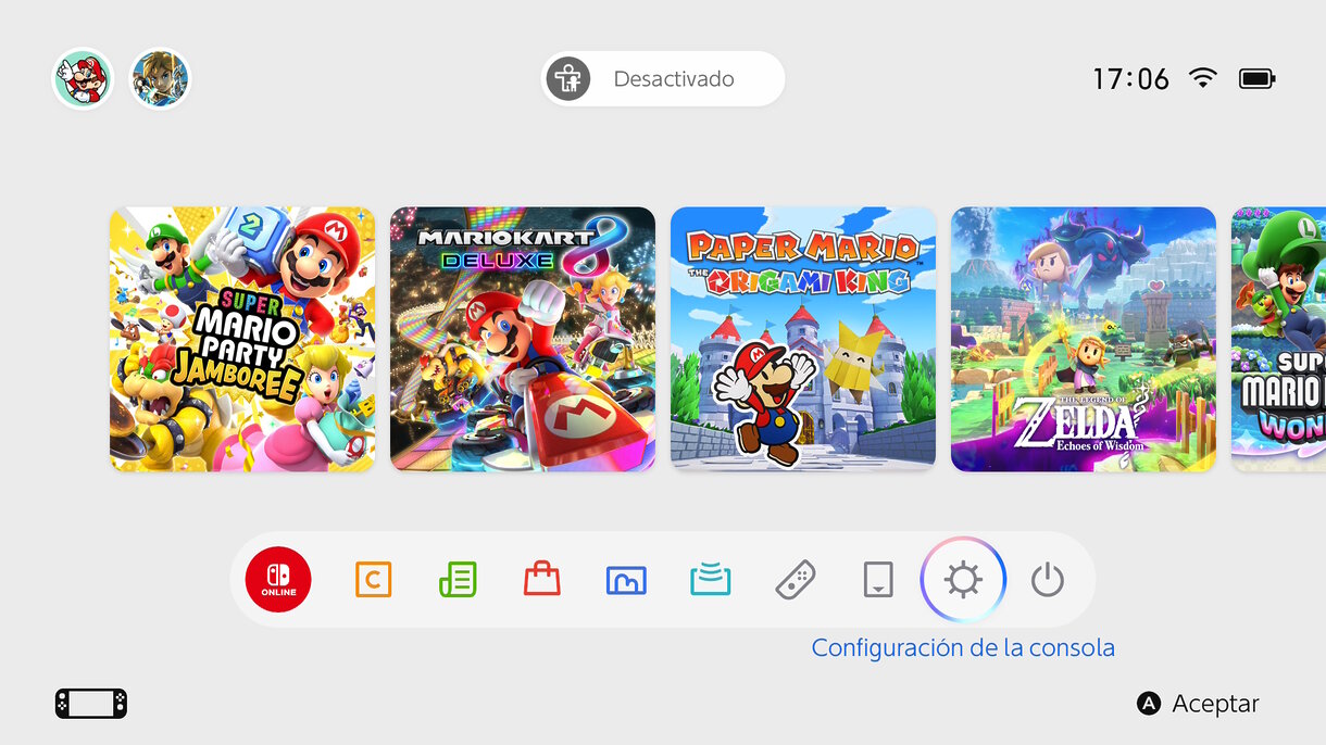 Cómo actualizar Nintendo Switch 2