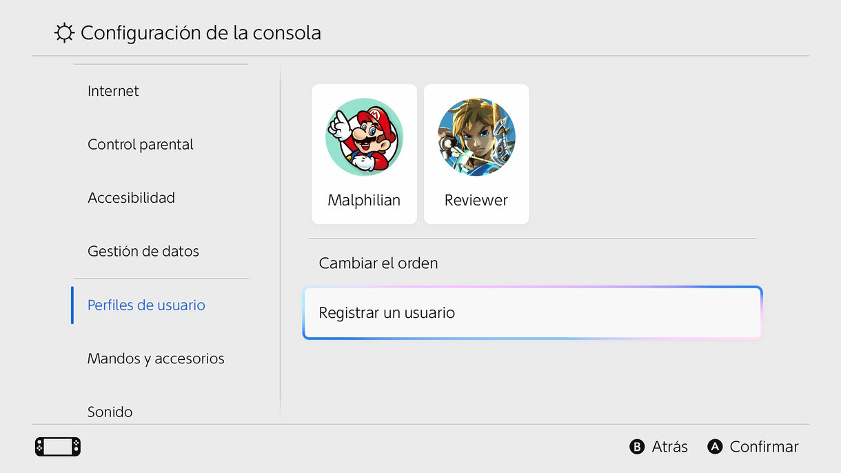Crear usuario en Nintendo Switch 2