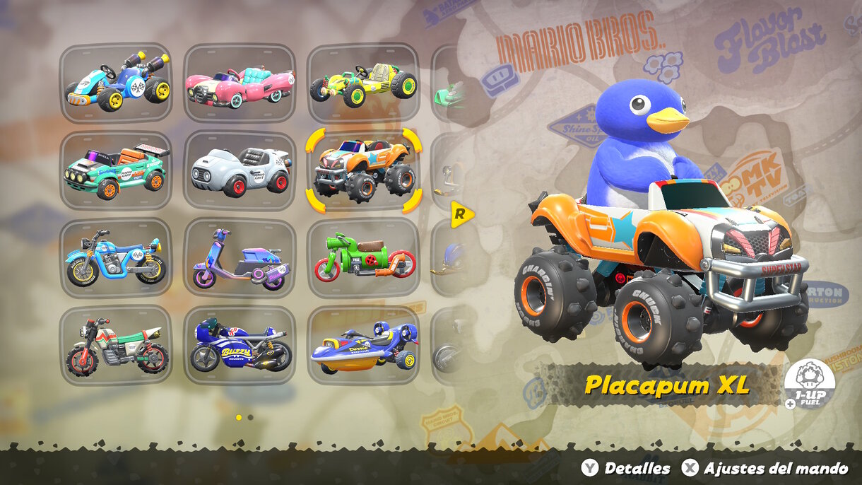 Coches en Mario Kart World