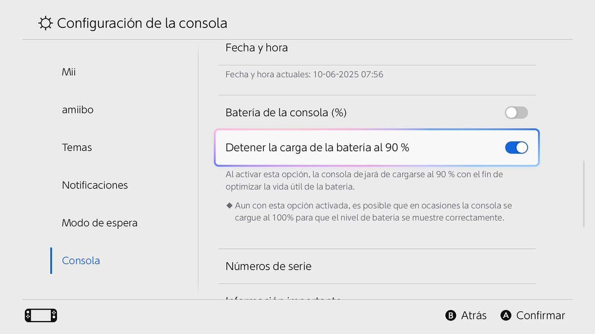 Batería Nintendo Switch 2