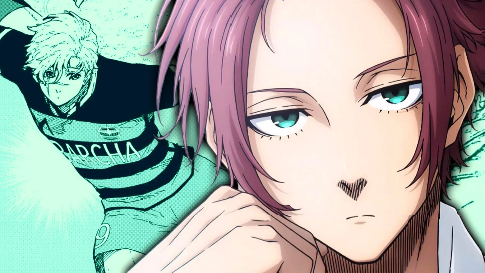 Bunny y Sae en Blue Lock