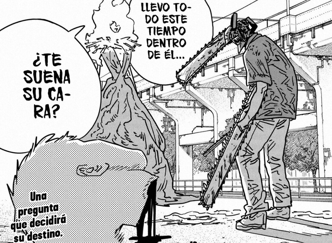 Viñeta del capítulo 204 del manga