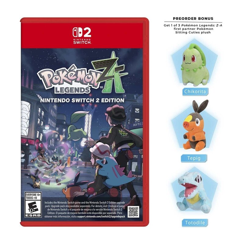 Unos peluches brutales con la reserva de Leyendas Pokémon Z-A: la increíble promoción que nos vamos a quedar sin ver en España