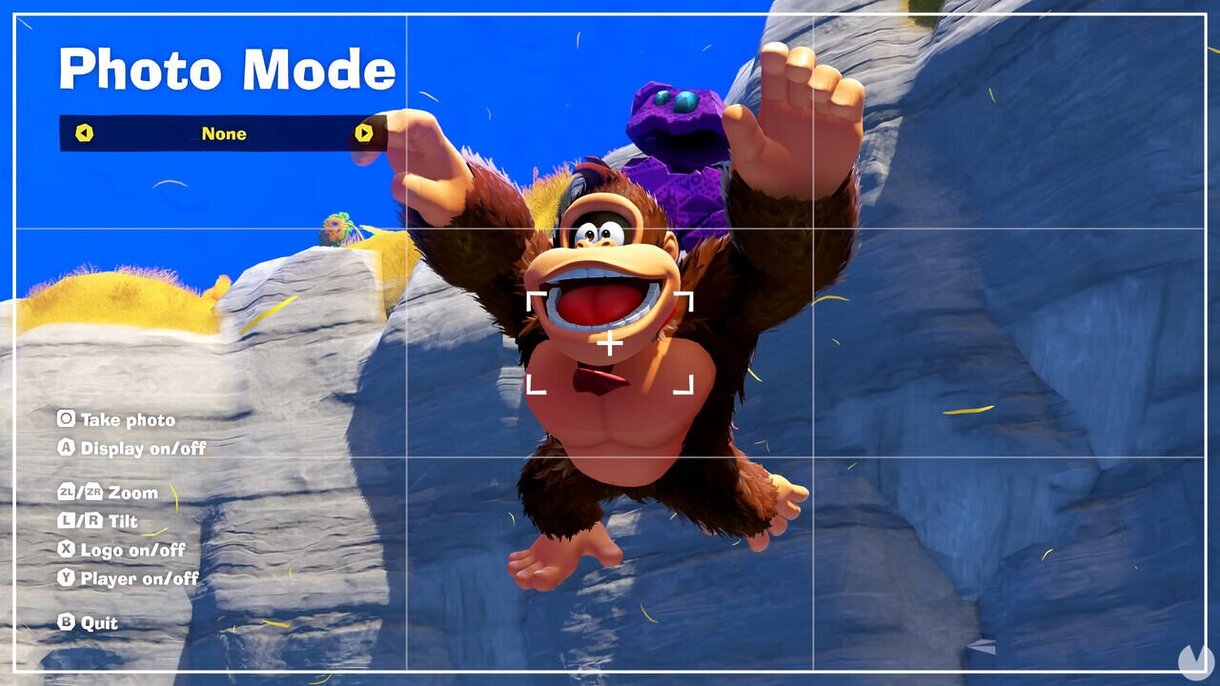 Donkey Kong Bananza, modo foto