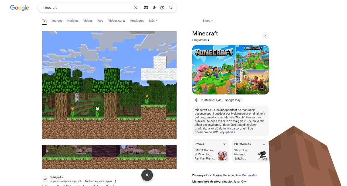 minecraft google