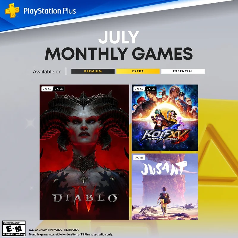 PS Plus julio 2025: todos los juegos gratis para los suscriptores Essential