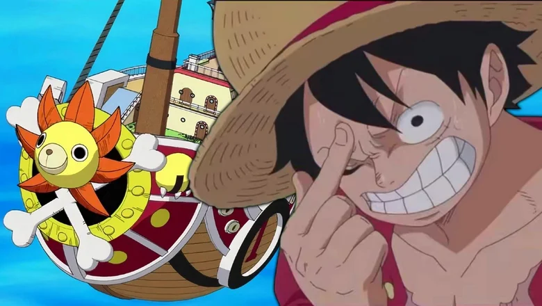 Luffy y el thousand sunny