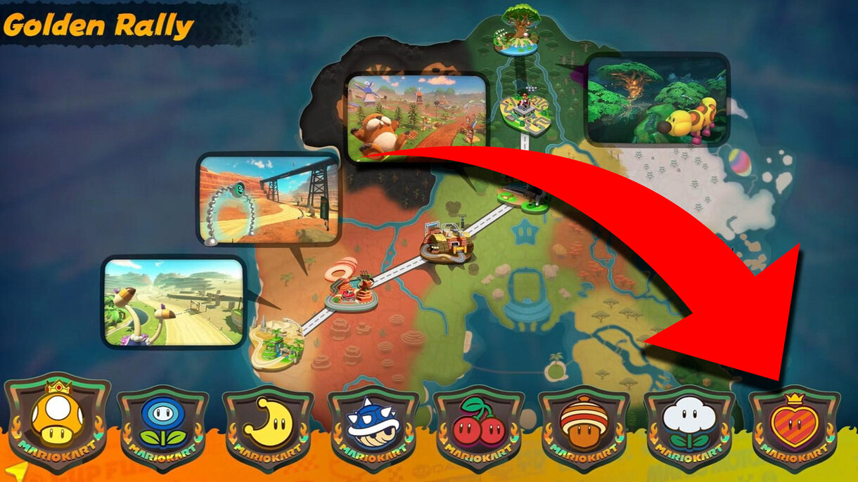 Copa especial en Mario Kart World
