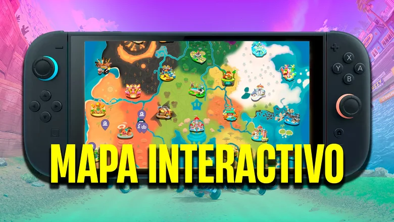 Mapa interactivo de Mario Kart World
