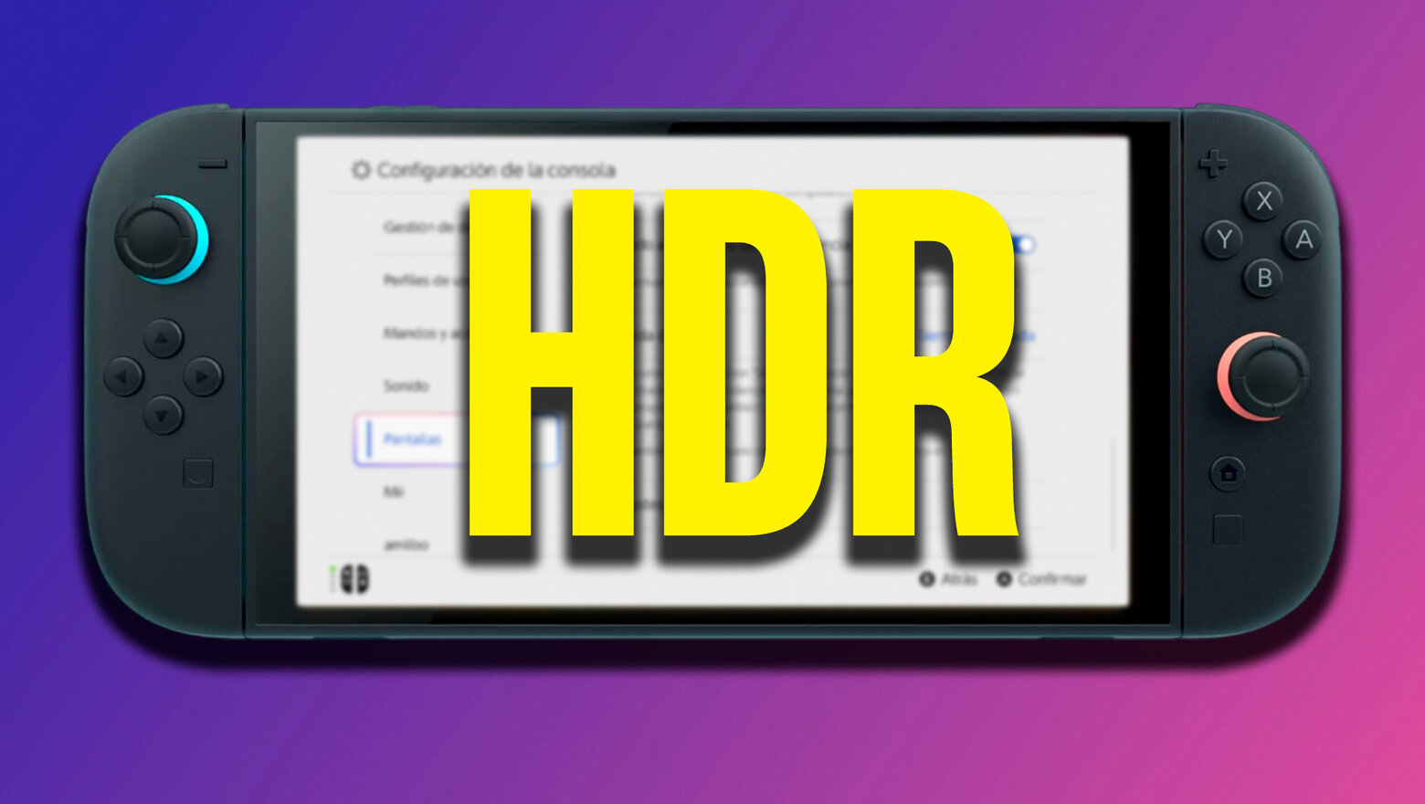 Nintendo Switch 2 y el HDR