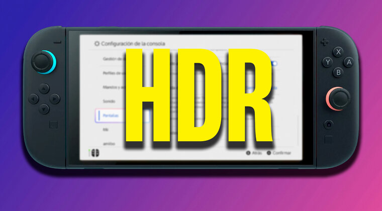 Imagen de Cómo configurar el HDR de Nintendo Switch 2 paso a paso para mejorar los gráficos de tu pantalla