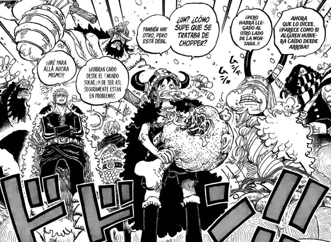 Viñeta del capítulo 1151 de one piece