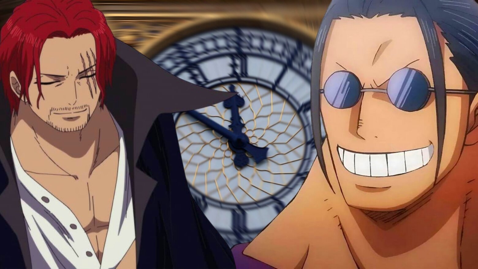 Shanks y Gaban en one piece