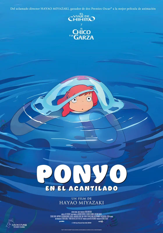 Ponyo en el acantilado cartel reestreno cines