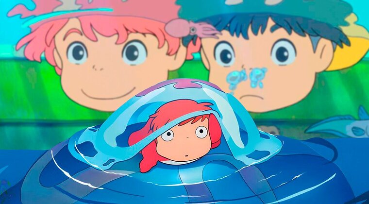 Imagen de Ponyo en el acantilado presenta el nuevo cartel para su reestreno en cines