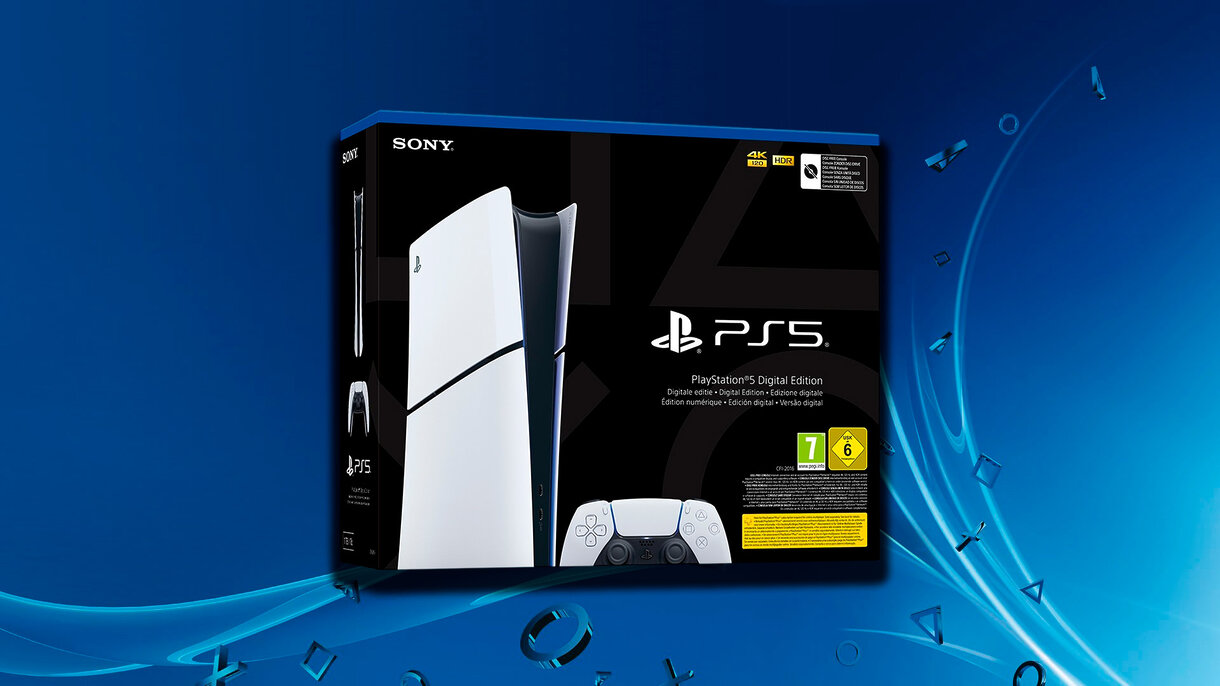 Caja de PS5 Slim edición digital