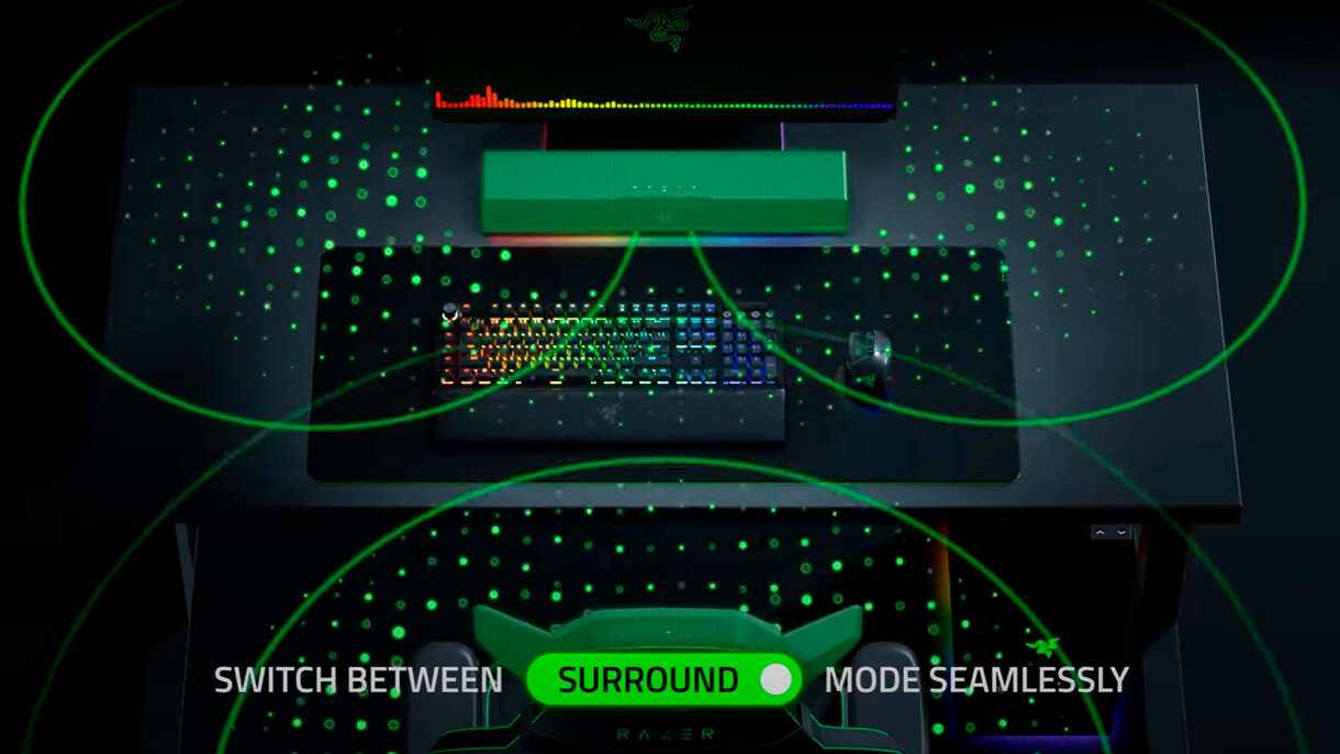 Razer cCio y Razer Leviathan V2 X