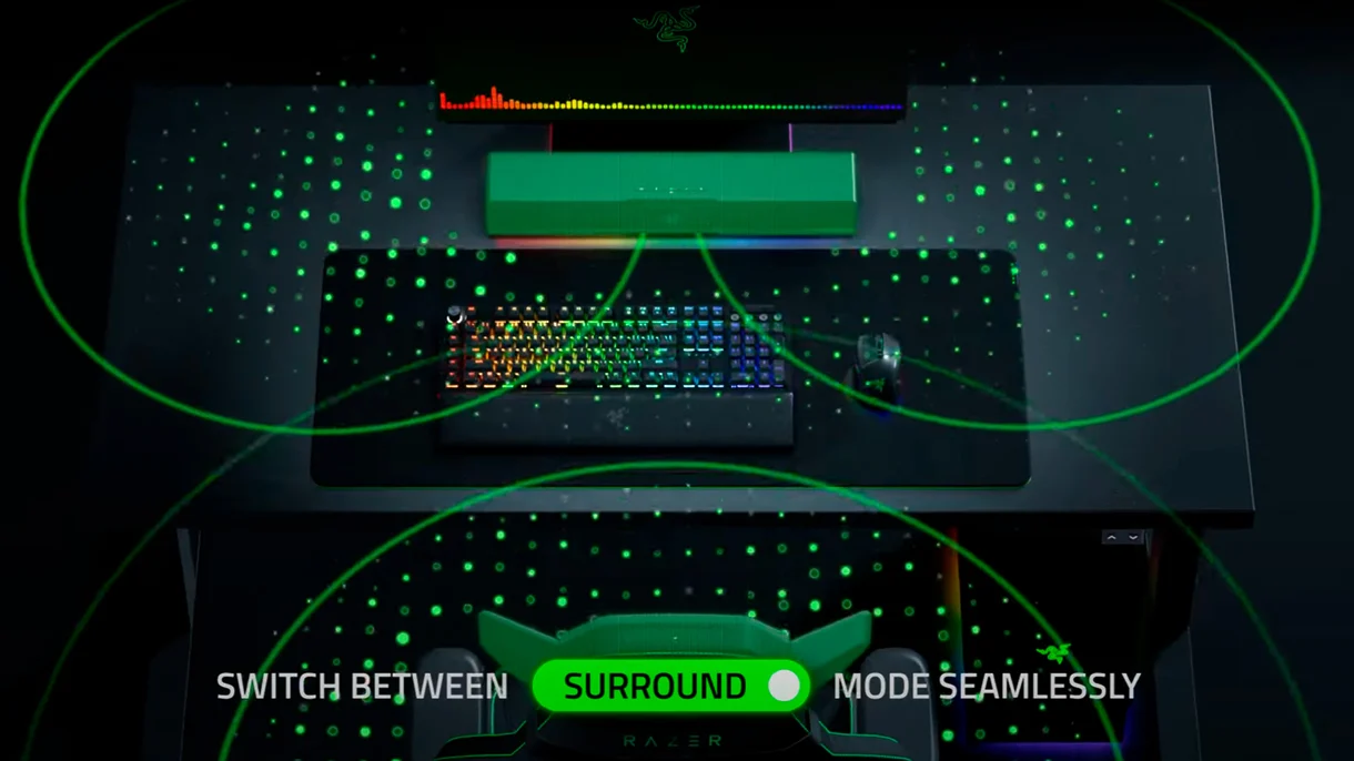 Razer cCio y Razer Leviathan V2 X