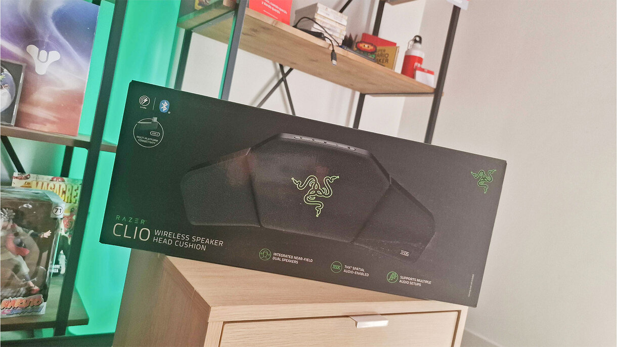 Imagen de Razer Clio en su caja